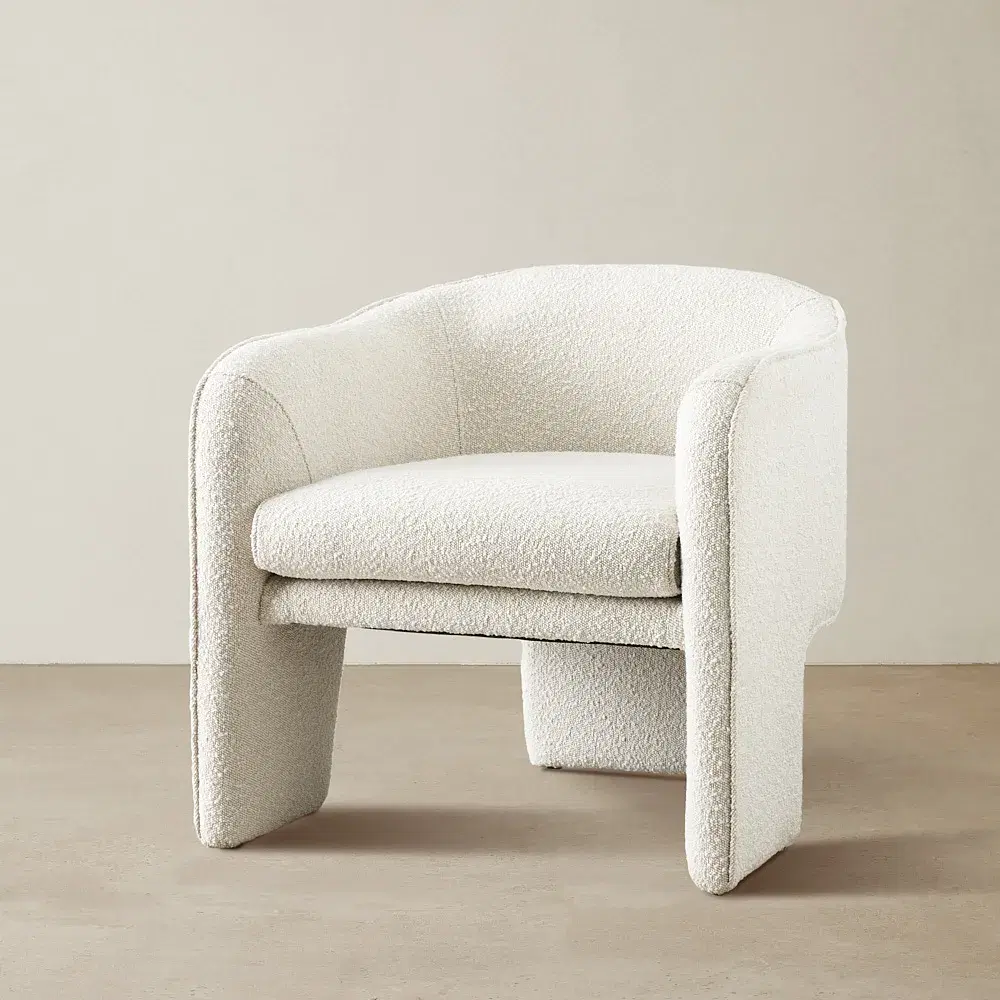 Esther Cream Boucle Armchair