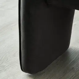 Esther Charcoal Velvet Armchair