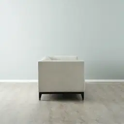 Humphrey Ash Grey Fabric 3-Seater Sofa