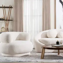 Carlos Cream Turrel Chair 