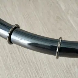 Balmoral II Black Nickel Round Nested Side Tables