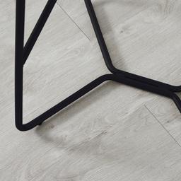 Quinn Charcoal Boucle Bar Stool - Black Legs