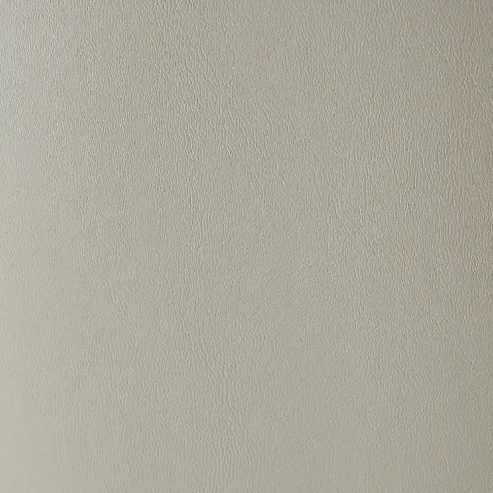 Quinn Cloud Grey Vegan Leather Bar Stool - Brass Colour Legs