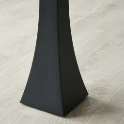 Melody Marble Coffee Table - Black Legs