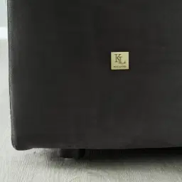 Sheppard Charcoal Velvet 3-Seater Sofa