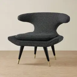 Tarrington Cosmos Black Woven Fabric Occasional Chair