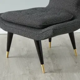 Tarrington Cosmos Black Woven Fabric Occasional Chair