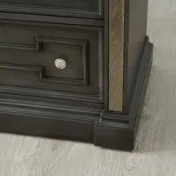 Solitude Brushed Black Tallboy