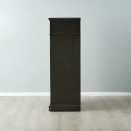 Solitude Brushed Black Tallboy