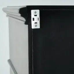 Solitude Brushed Black Tallboy