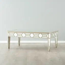 Madeleine Mirror Coffee Table - Champagne Gold Frame 