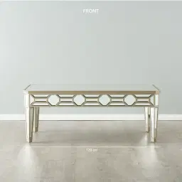 Madeleine Mirror Coffee Table - Champagne Gold Frame 