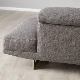 Albany Charcoal Woven Left Chaise Lounge