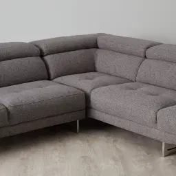 Albany Charcoal Woven Right Chaise Lounge