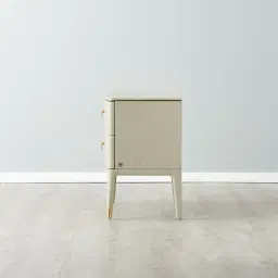 Beckham Cream Bedside Table