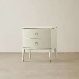 Beckham Cream Bedside Table