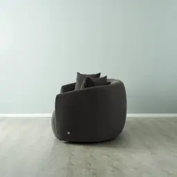 Everett Charcoal Velvet 3 Seater Sofa