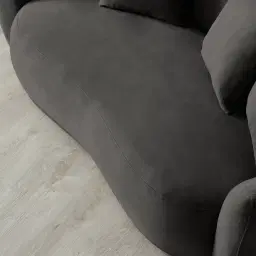 Everett Charcoal Velvet 2 Seater Sofa