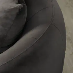 Everett Charcoal Velvet 2 Seater Sofa