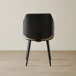 Draco Sand Beige Vegan Leather Dining Chair