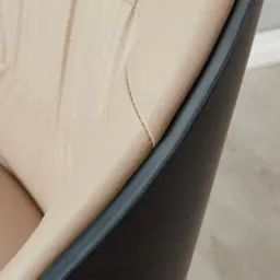 Draco Sand Beige Vegan Leather Dining Chair