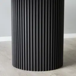 Archie Black Rectangular Dining Table with White Sintered Stone Top - 240x118cm