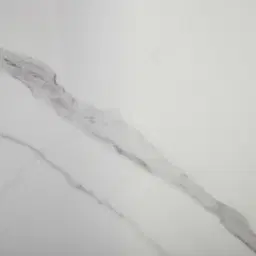 Archie Black Rectangular Dining Table with White Sintered Stone Top - 240x118cm