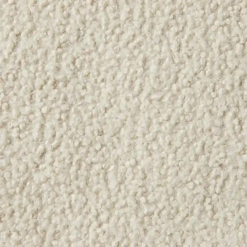 Storme Cream Turrel 3-Seater Fabric Sofa - Black Legs