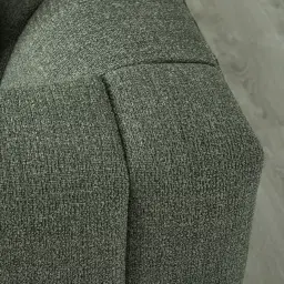 Storme Kombu Green 2-Seater Fabric Sofa - Brown Legs