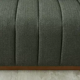 Storme Kombu Green 2-Seater Fabric Sofa - Brown Legs