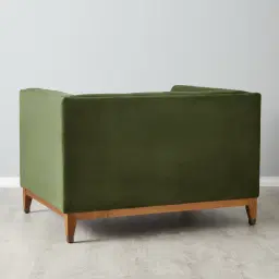 Humphrey Forest Green Velvet Occasional Chair