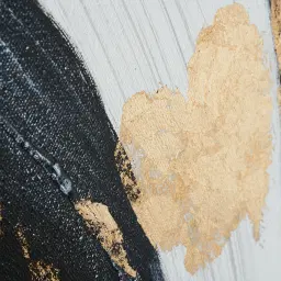 Gold Rush Abstract Painting