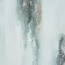 Glacier Abstract Painting