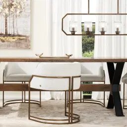 Laura Black Vegan Leather Dining Chair