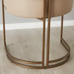 Laura Sand Beige Vegan Leather Dining Chair