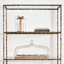 Lavish Antique Gold Metal Decorative - Medium
