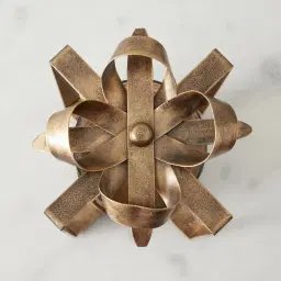 Lavish Antique Gold Metal Decorative - Medium