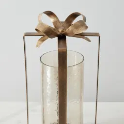 Lavish Antique Gold Metal Decorative - Large