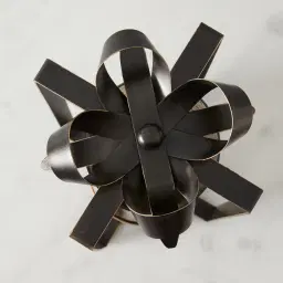 Lavish Gilded Dark Bronze Metal Decorative - Large