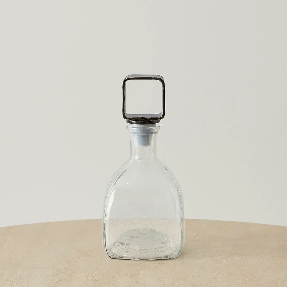 Ramon Gilded Dark Bronze Metal Decanter