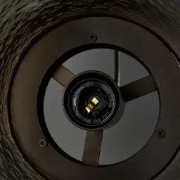 Kristoff Copper Brown Glass Gilded Dark Bronze Atrium Pendant