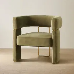 Daniella Olive Green Occasional Chair