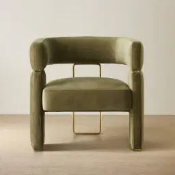 Daniella Olive Green Occasional Chair