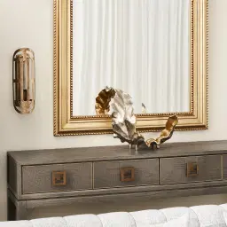 Damon Antique Gold Metal Wall Light