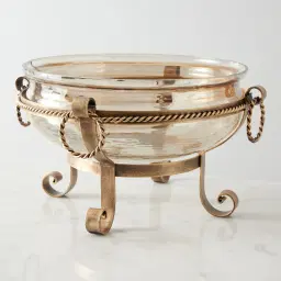 Chantal Antique Gold Bowl Decorative