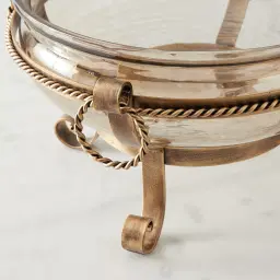 Chantal Antique Gold Bowl Decorative