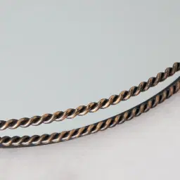 Natalia Gilded Dark Bronze Rope Tray