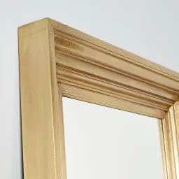 Braden Antique Brass Wooden Mirror 200x100cm