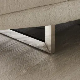 Albany Shadow White Woven Fabric Right Chaise Lounge