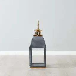 Stefan Black Stainless Steel Lantern - Medium